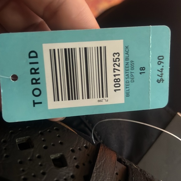 Black Torrid Short Shorts - Picture 2 of 2